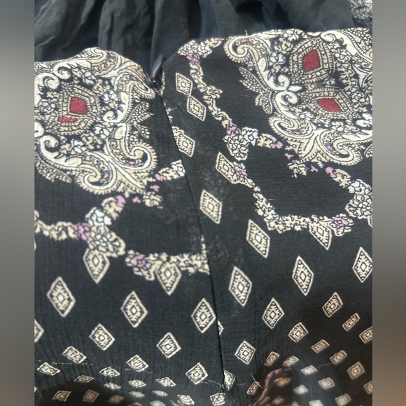 Free People 7 wonders dress- Black, Brown, Cream-New-no tags - Picture 6 of 8